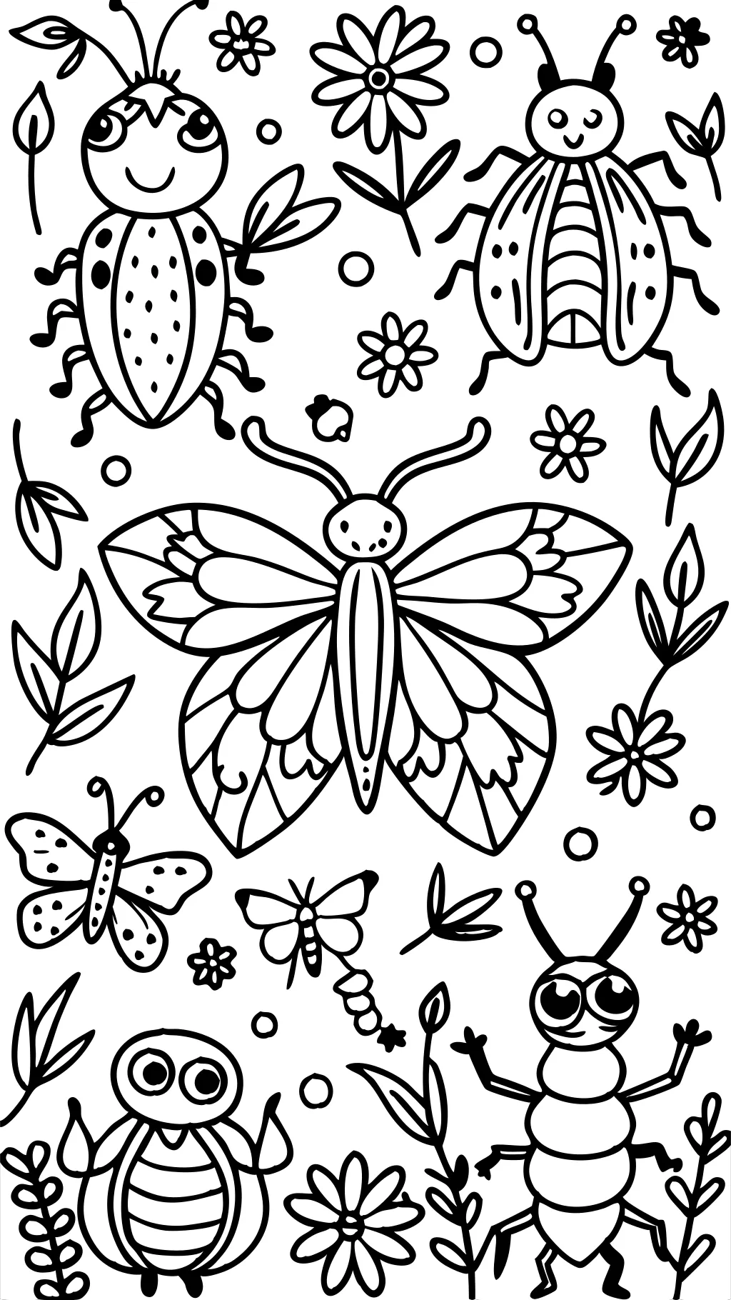 coloriages de bugs